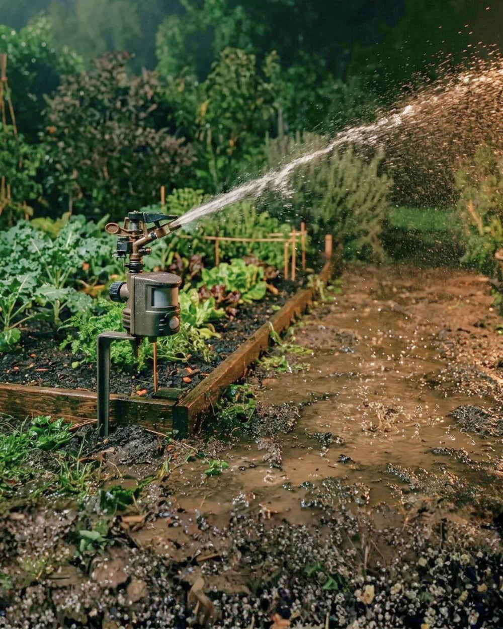 Motion sprinkler